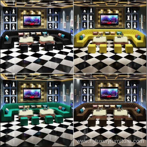 modern party nail bar furniture lounge sofa